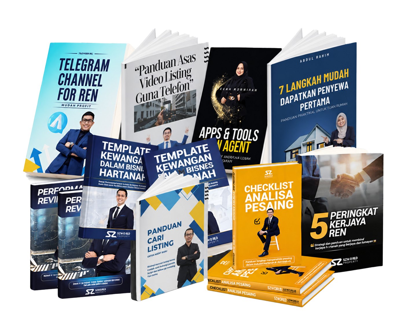 Koleksi 20 bonus resources 5FIK: ebook, template dan panduan untuk ejen hartanah